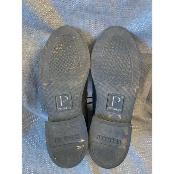 Pytchley Brown Leather Lace Up Boots Work Riding amazonas Soles - Picture 8 of 12